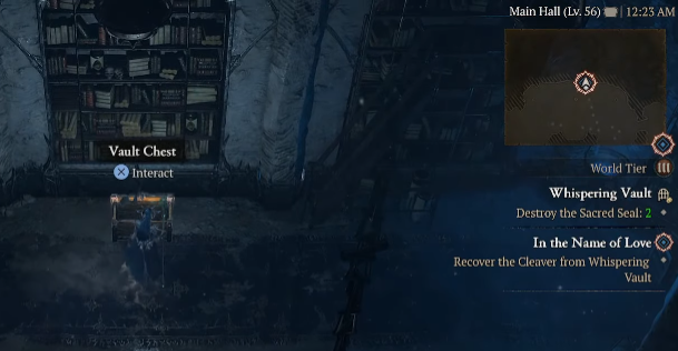 Recover the Cleaver from Whispering Vault - Diablo 4