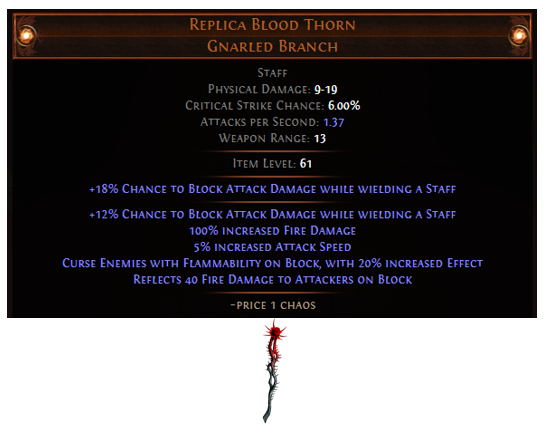 Replica Blood Thorn