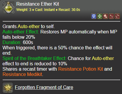 Resistance Ether Kit FFXIV