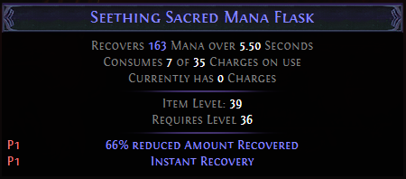 Sacred Mana Flask