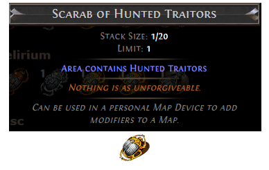 PoE Scarab of Hunted Traitors