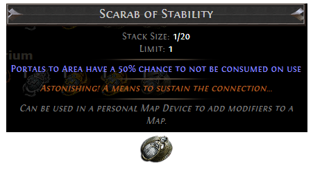 PoE Scarab of Stability