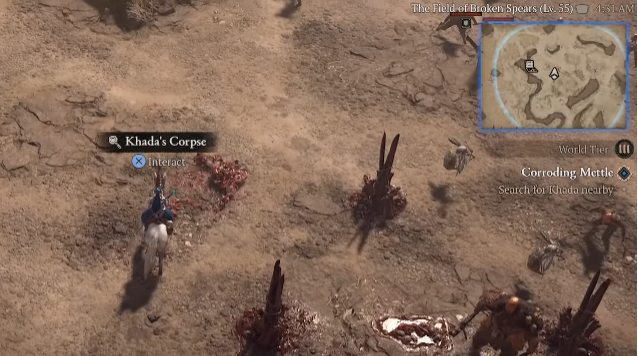 Search for Khada nearby - Diablo 4