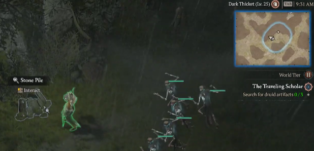 Search for the druid artifacts - Diablo 4