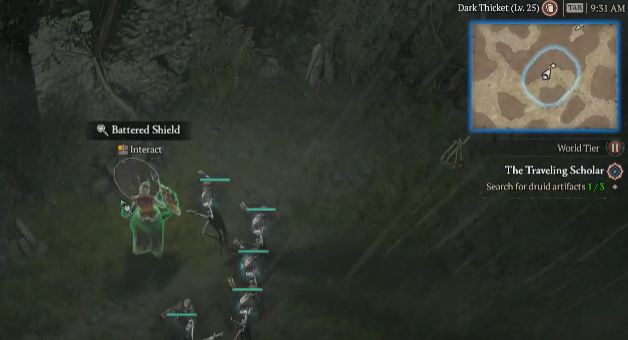 Search for the druid artifacts - Diablo 4