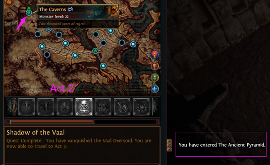 Shadow of the Vaal Location