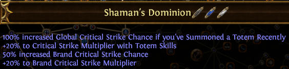 Shaman's Dominion PoE