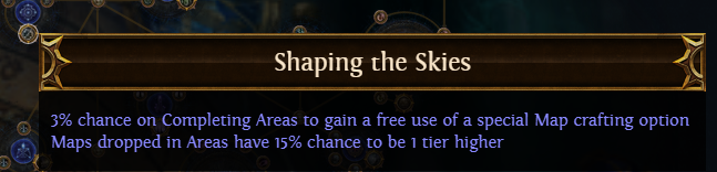 Shaping the Skies PoE
