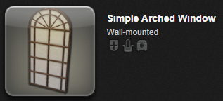 FFXIV Simple Arched Window
