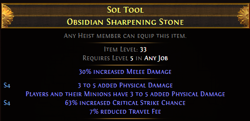 Sol Tool Obsidian Sharpening Stone