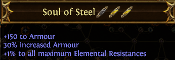 Soul of Steel PoE