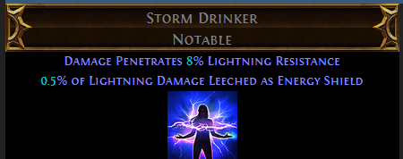 Storm Drinker PoE