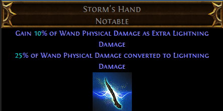 Storm's Hand PoE