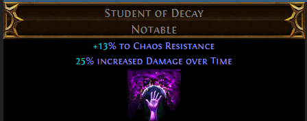 Student of Decay PoE