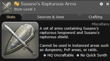 Susano's Rapturous Arms