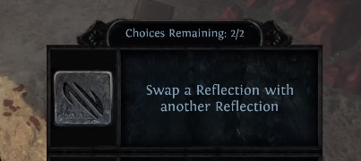 Swap a Reflection with another Reflection PoE
