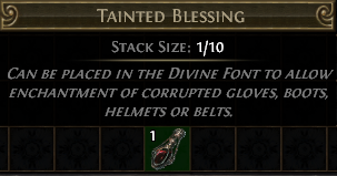 Tainted Blessing PoE
