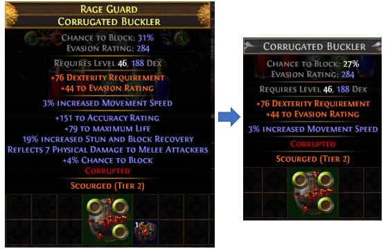 Tainted Chaos Orb Example