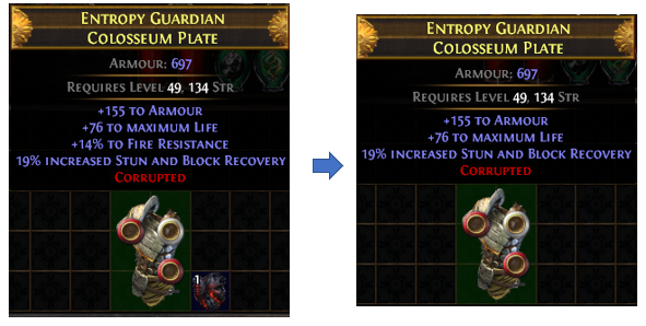 Tainted Exalted Orb Example