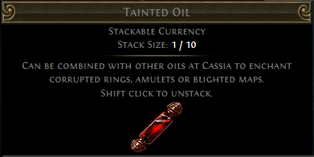 Tainted Oil PoE