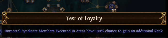 Test of Loyalty PoE
