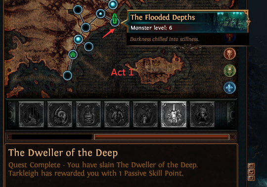 The Dweller of the Deep location