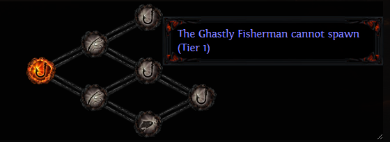 The Ghastly Fisherman cannot spawn