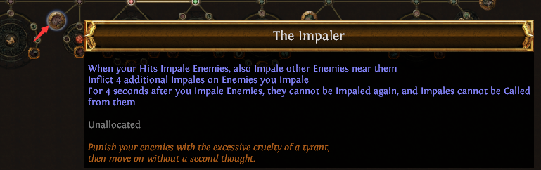 The Impaler PoE