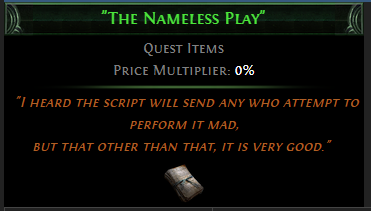 The Nameless Play