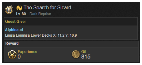 The Search for Sicard