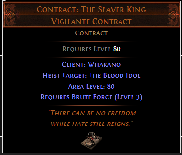 Contract: The Slaver King