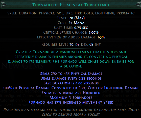 Tornado of Elemental Turbulence