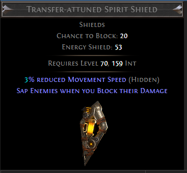Transfer-attuned Spirit Shield