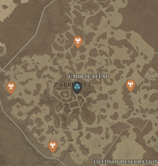 Diablo 4 Umir Plateau Altar of Lilith