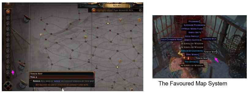 Unlock every Favoured Map Slot