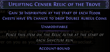 Uplifting Censer Relic of the Trove PoE
