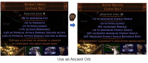 PoE Use an Ancient Orb