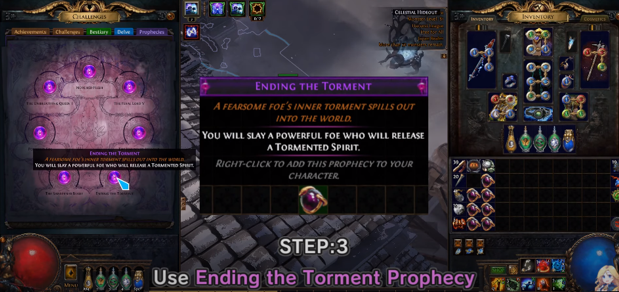 Use possessed propehcy