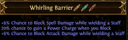 Whirling Barrier PoE