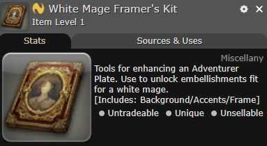 White Mage Framer's Kit
