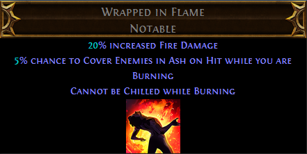 Wrapped in Flame PoE