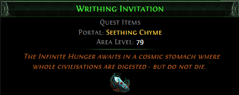 Writhing Invitation PoE