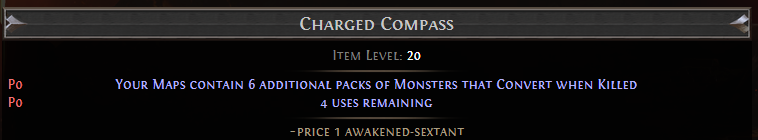 PoE Your Maps contain additional packs of Monsters that Heal