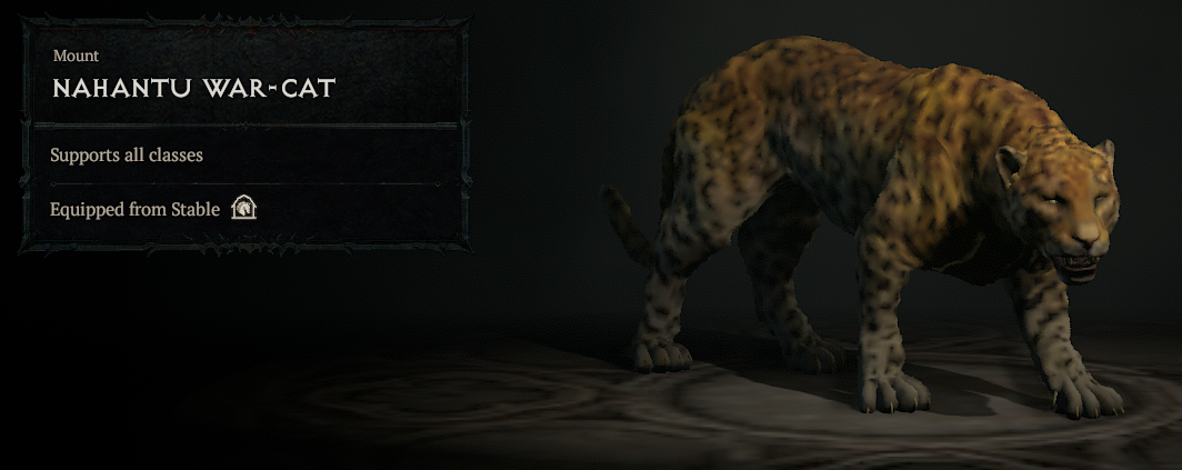 Diablo 4 How To Get Nahantu War-Cat Mount