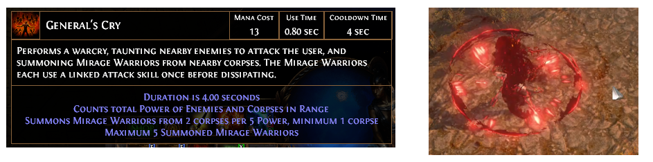 General's Cry Builds
