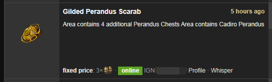 Gilded Perandus Scarab