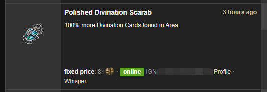 Polished Divination Scarab