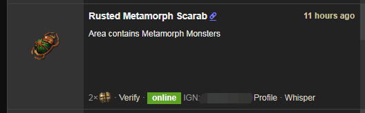 Rusted Metamorph Scarab