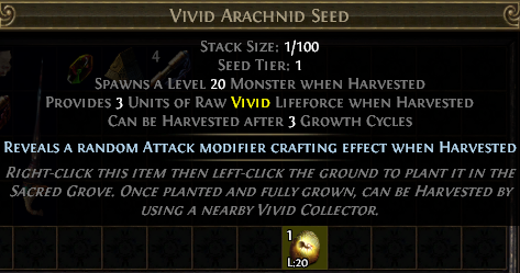 Vivid Arachnid Seed