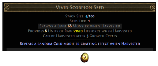 Vivid Scorpion Seed